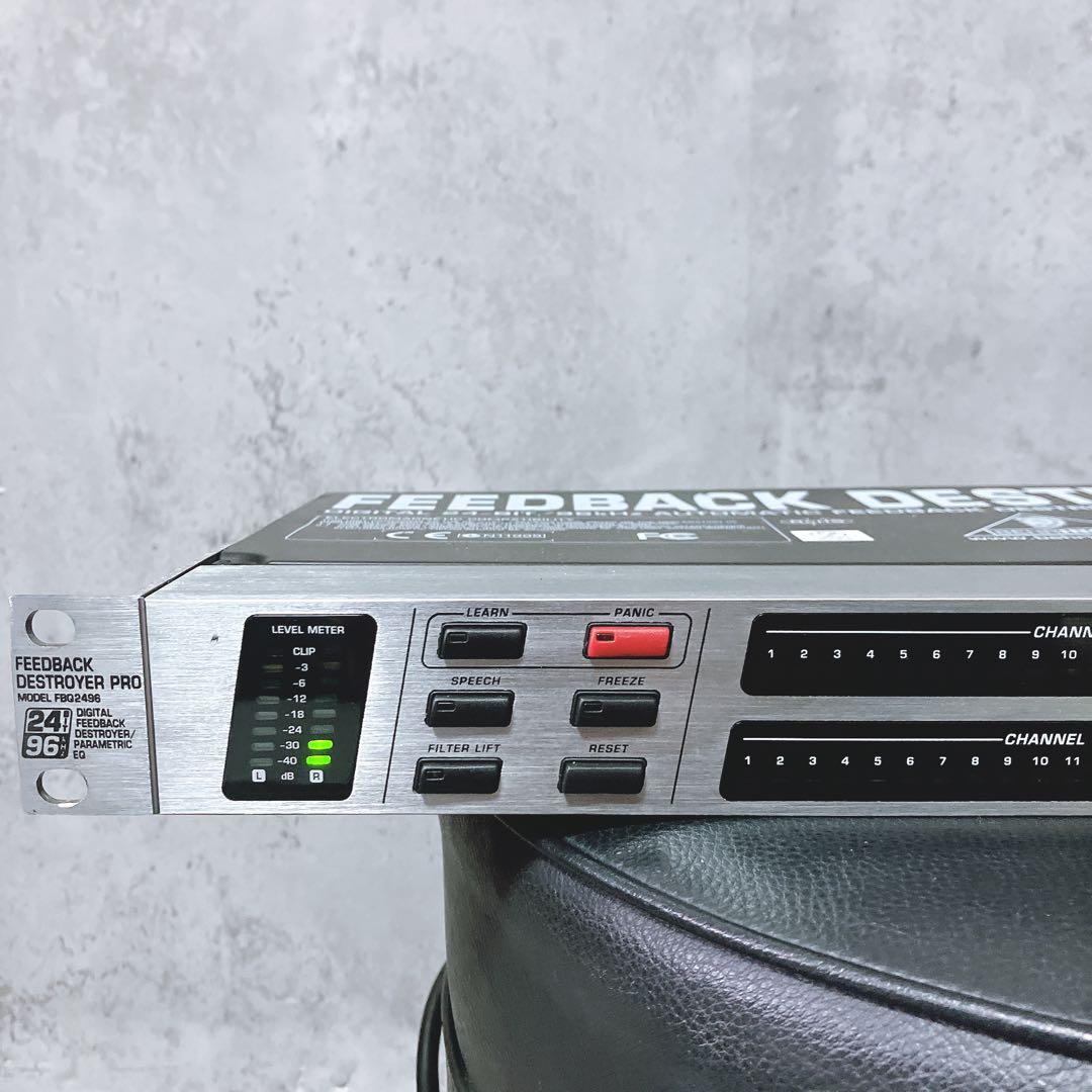 【希少】ベリンガー ハウリングプロセッサー　fbq2496 イコライザー