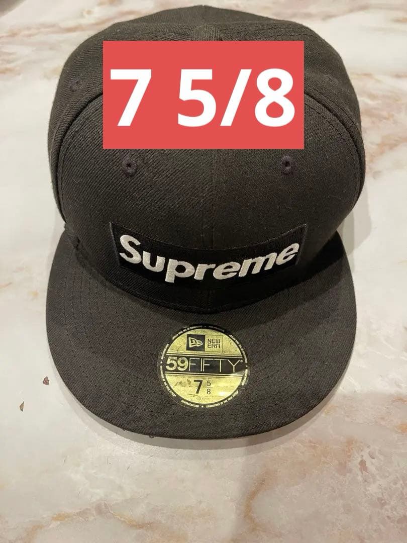 Supreme】シュプリーム × NEW ERA59FIFTY 黒 7 5/8