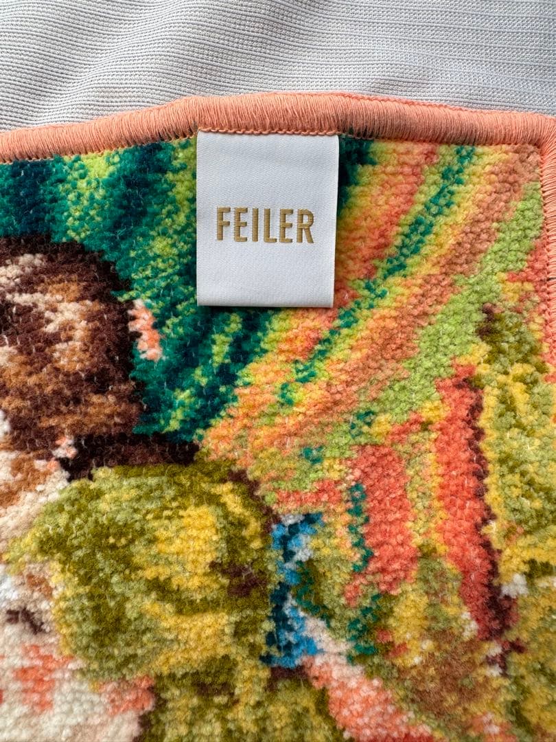 オルセー美術館 印象派展ルノワール フェイラー ハンカチ （縁取り