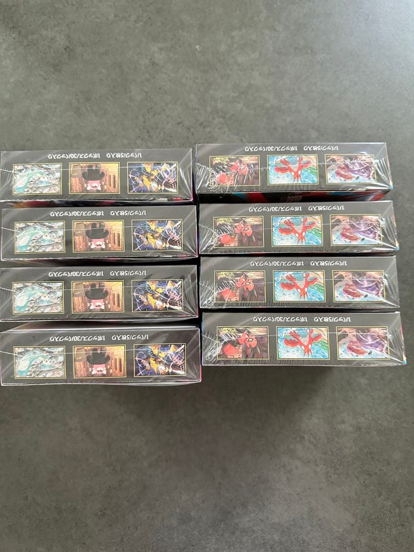 ポケモンカード　メガシンフォニア、メガブレイブ各4BOXシュリンク付き