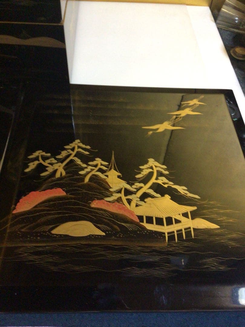 豪華蒔絵 五段重箱 二枚蓋