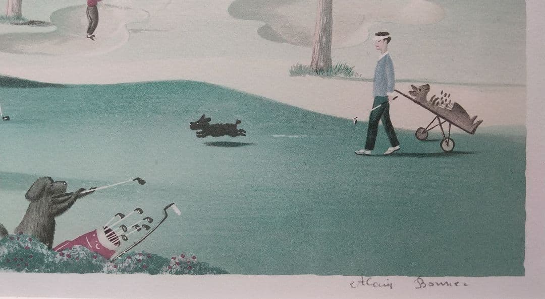 犬のゴルフアランボネック