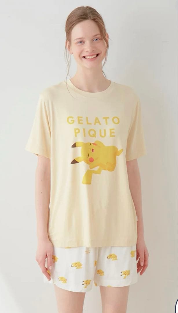 ポケモンスリープ】接触冷感プリントTシャツ＆ショートパンツセット