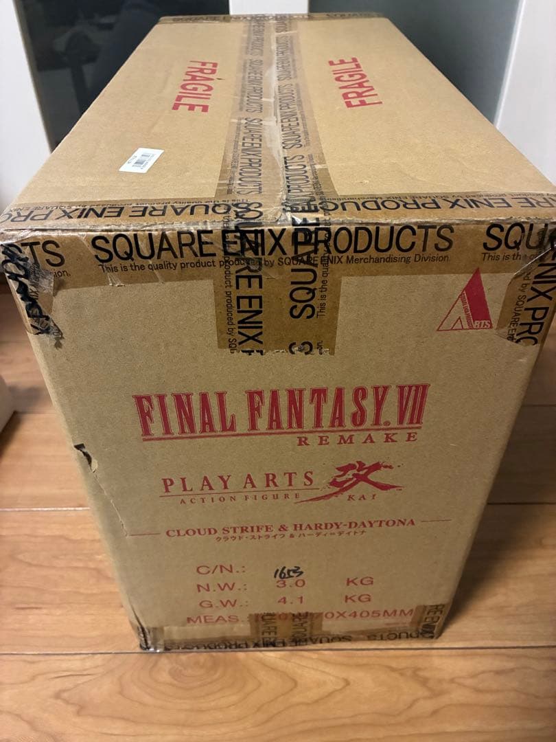 ファイナルファンタジー7 リメイク プレイアーツ改　クラウド＆ハーディ・デイトナ