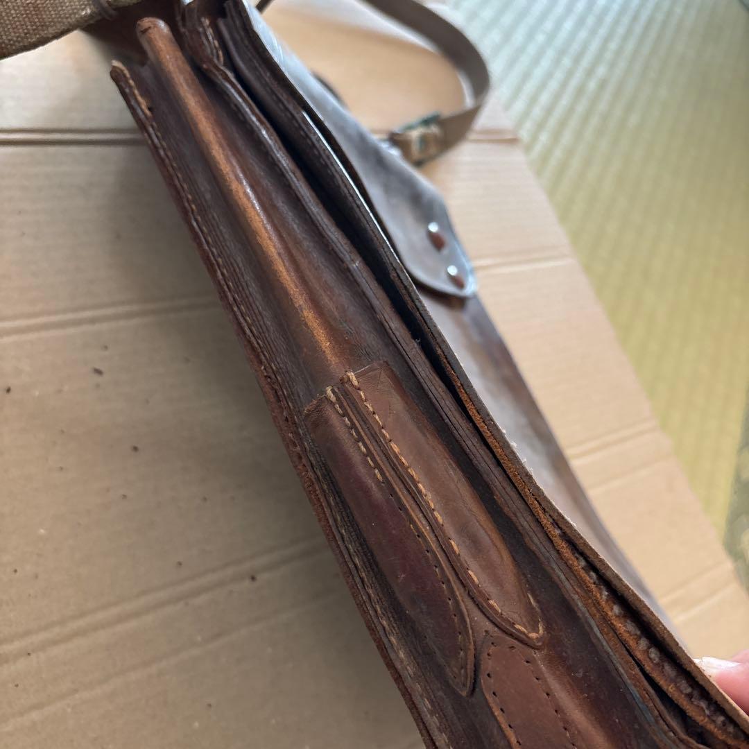 帝国陸軍　肩掛け革鞄　曹長