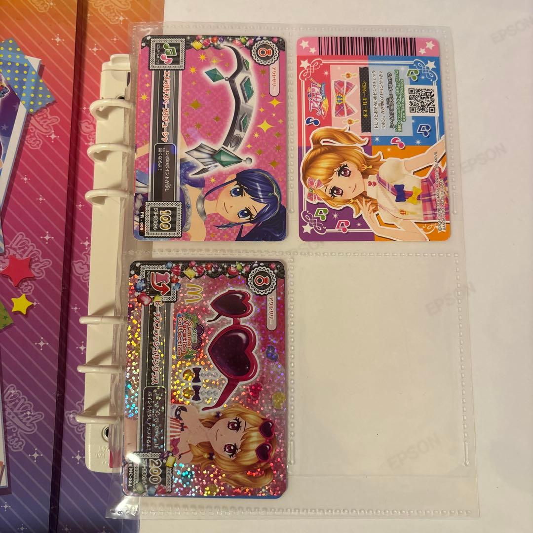 アイカツ vividkiss バック型バインダー アイカツカード まとめ売り