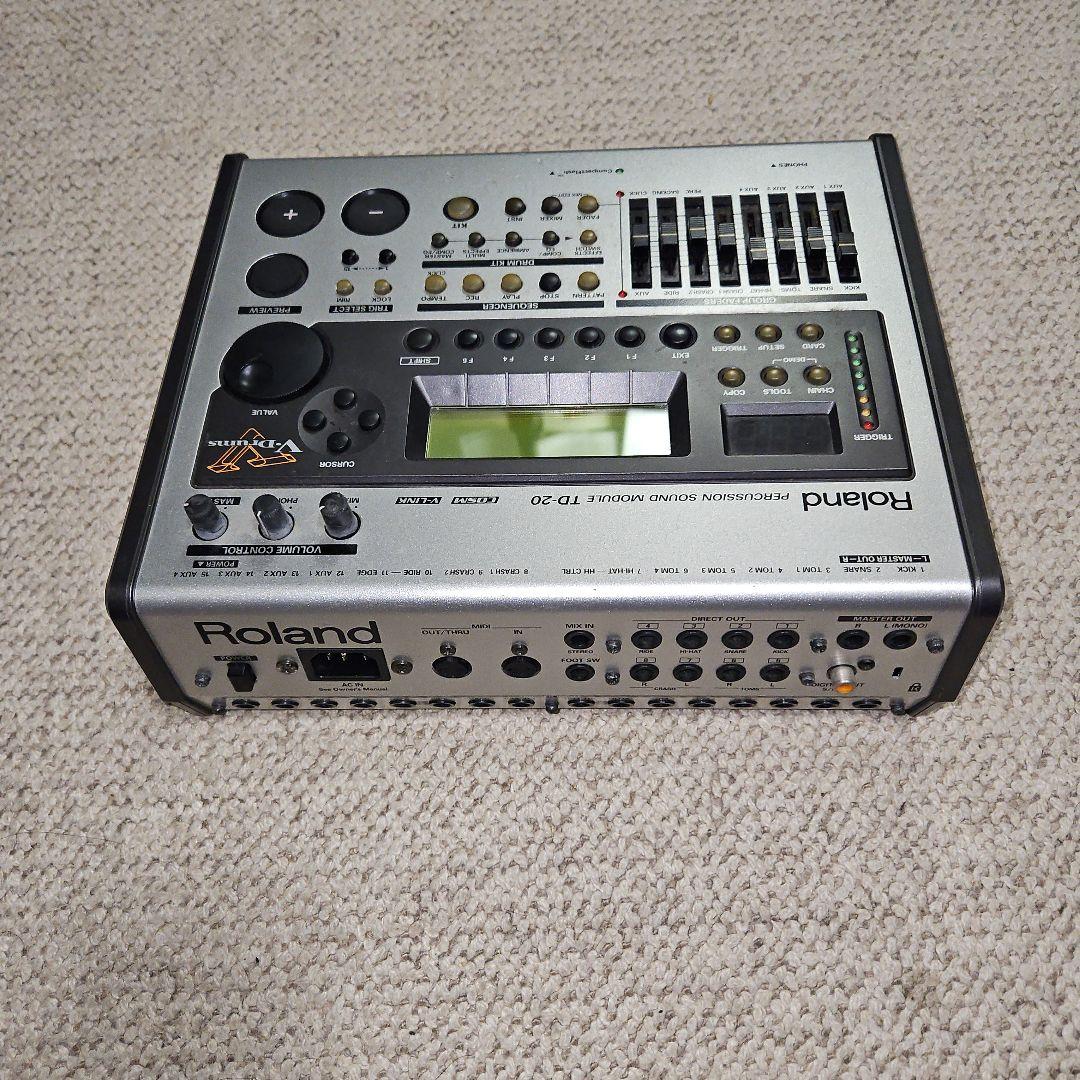 Roland ローランド TD-20 ドラム音源モジュール 一部劣化あり - メルカリ