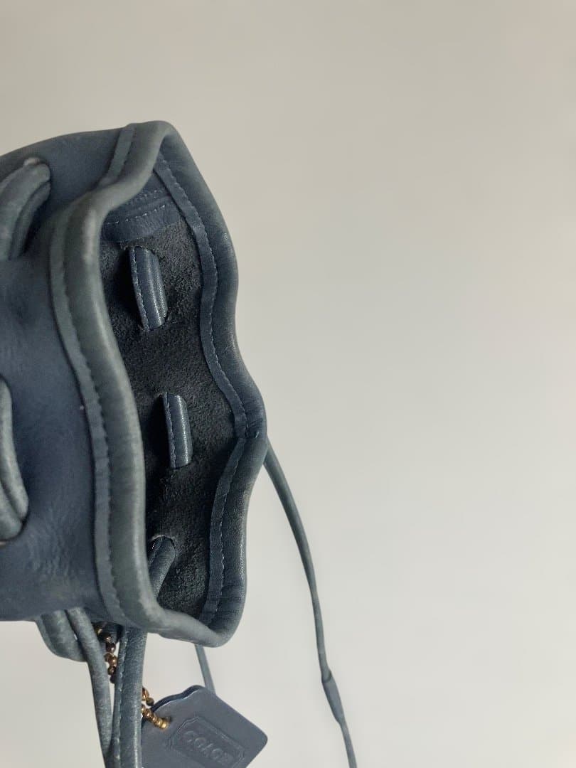 専用　オールドコーチ ショルダーバッグ 巾着 レザー 4144