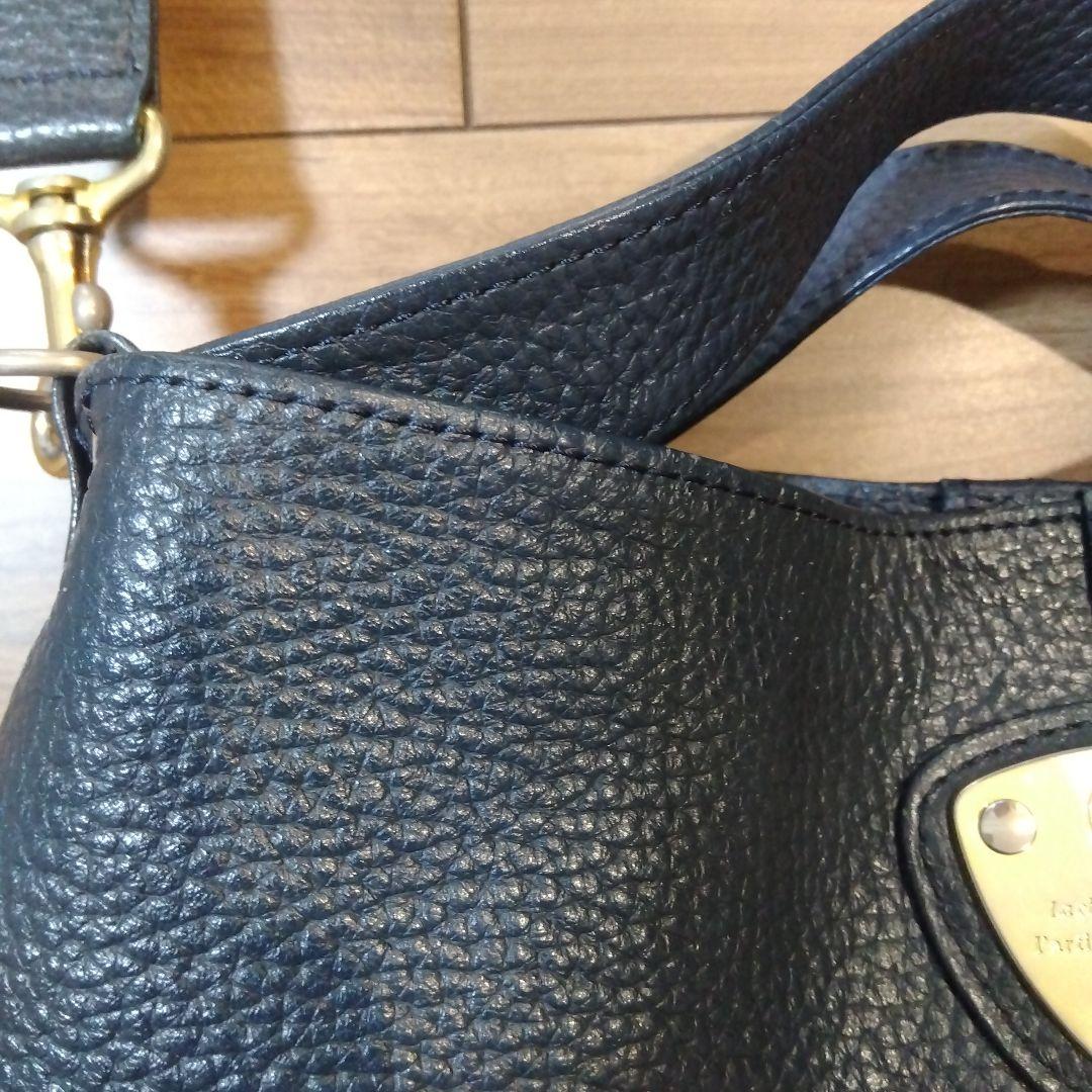 アタオ チヴィ 2way ショルダーバッグ ハンドバッグ レザー ネイビー