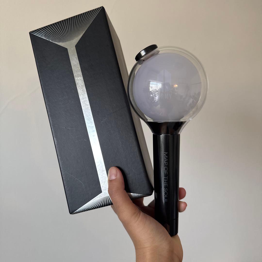 アイドル BTS ARMY LIGHT STICK v3 BTS Army Bomb Ver 3 Fan Official Light Stick with Box & Light