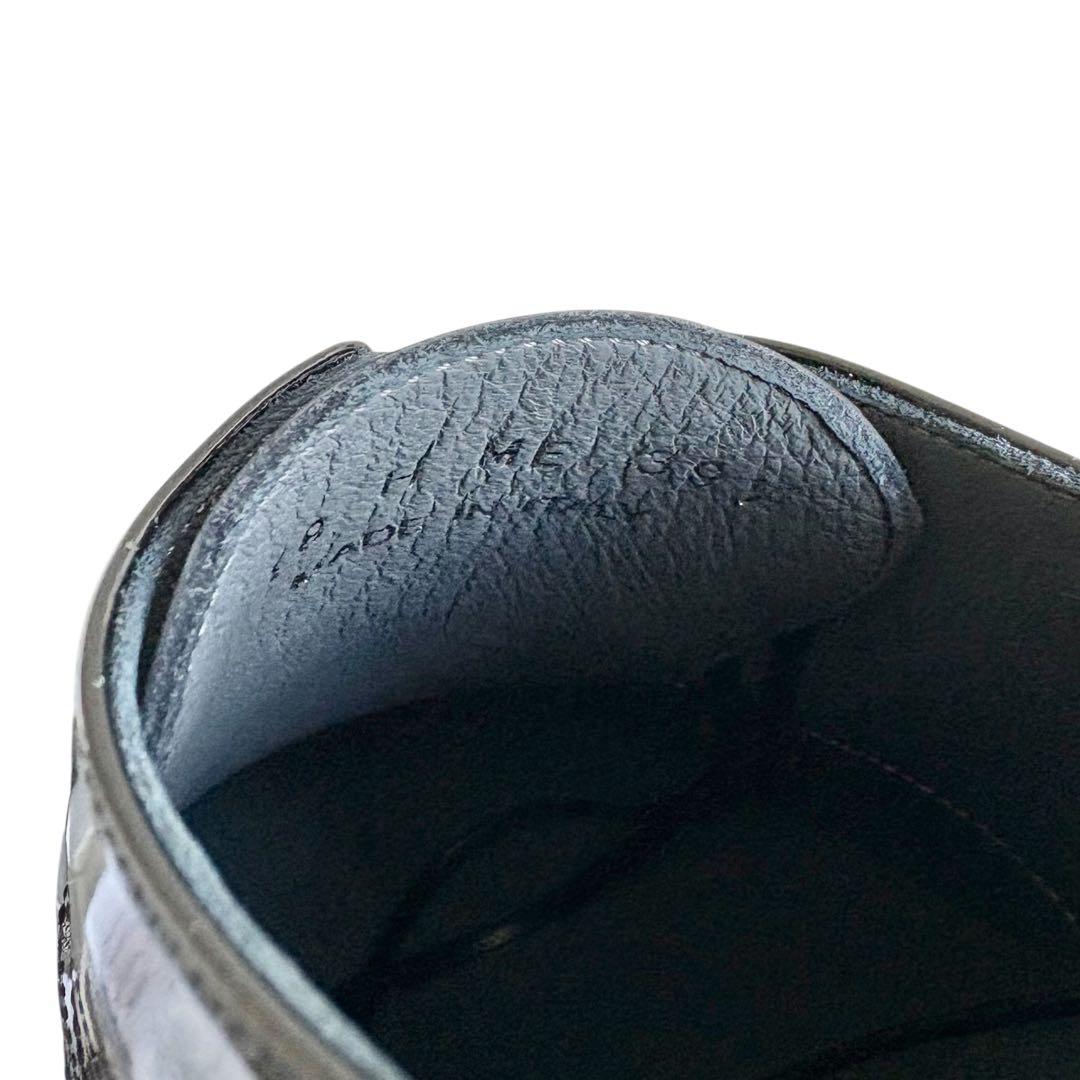 未使用 DIOR エナメルドレスシューズ 39.5 ブラック