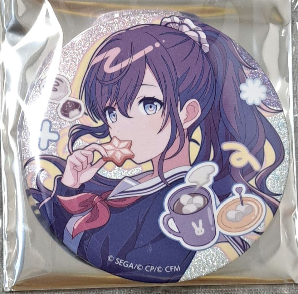 プロセカ バースデー グリッター 缶バッジ コレクション B 朝比奈 ま