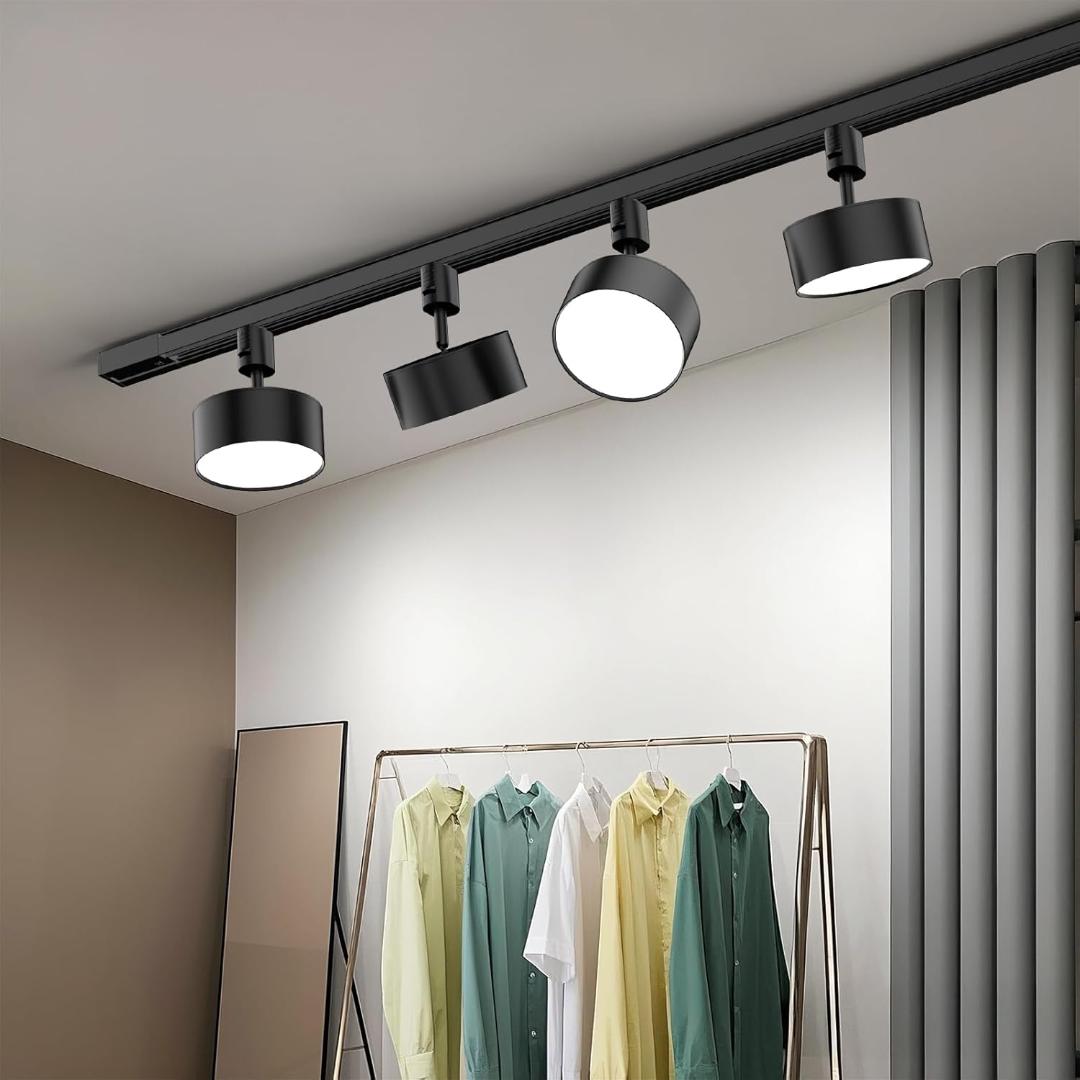 【新品・未使用】6個セット 無段階調光調色可能 ダクトレール スポットライト