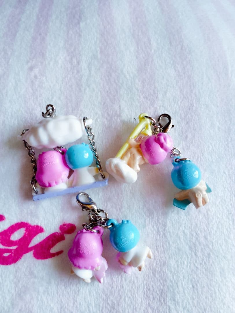 サンリオ♡リトルツインスターズ キキララ マスコット チャーム3セット【激レア