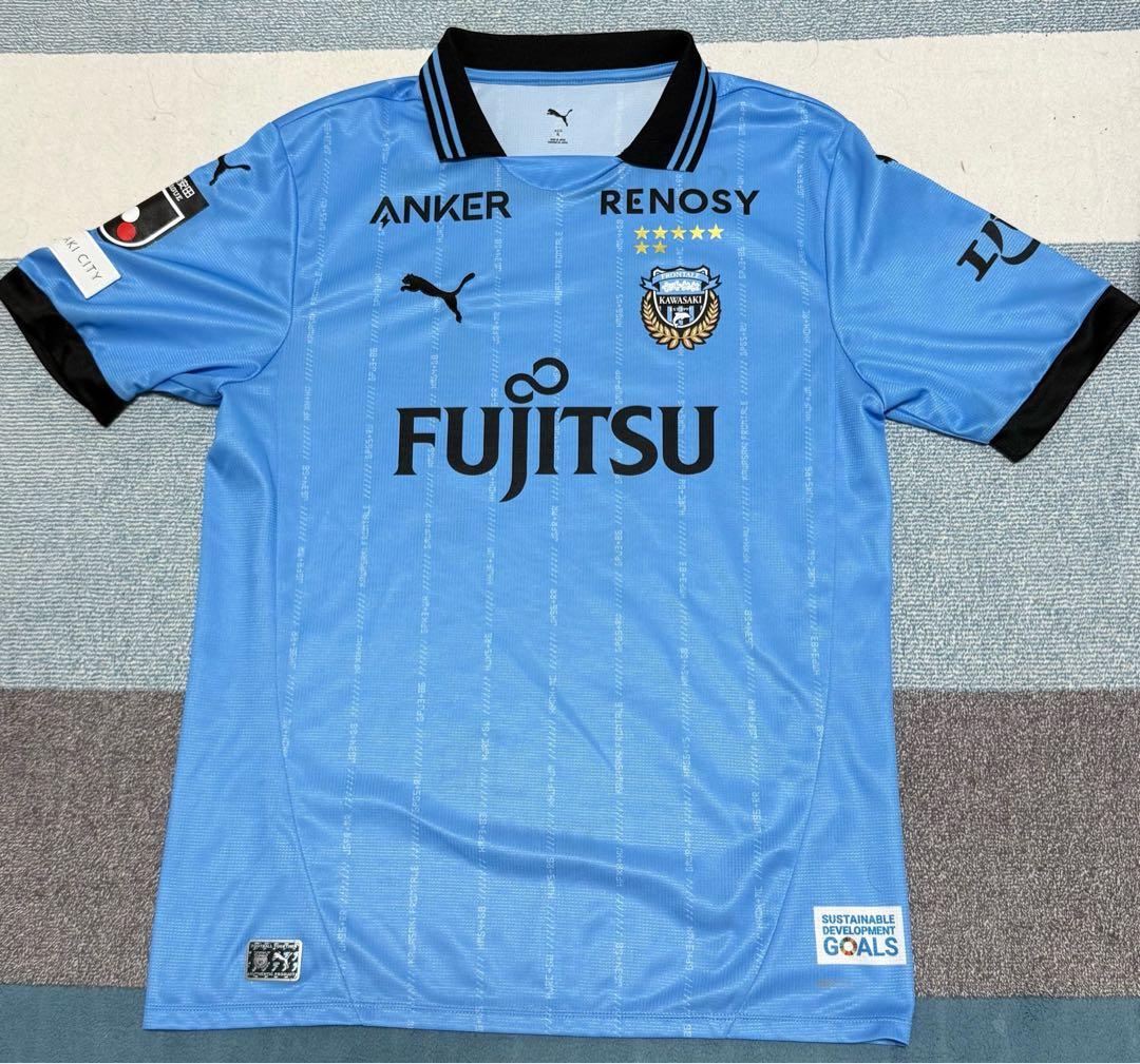 川崎フロンターレ2025 1stサッカーユニフォームXL 背番号あり11 小林悠