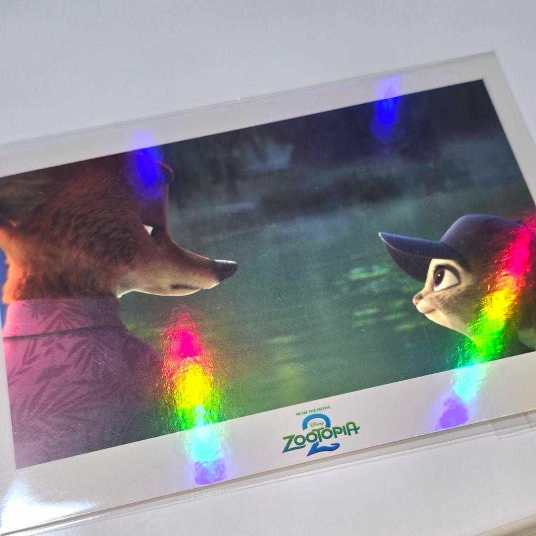 韓国限定 ズートピア ポップアップ ポストカード 証明写真 4カットステッカー