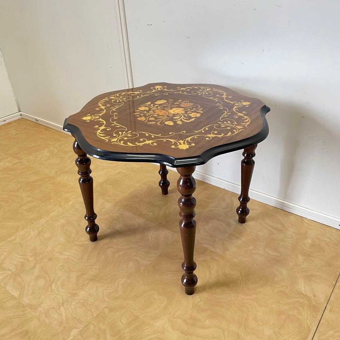 イタリア 花台 サイドテーブル 猫脚 コンソール ヴィンテージ イタリア