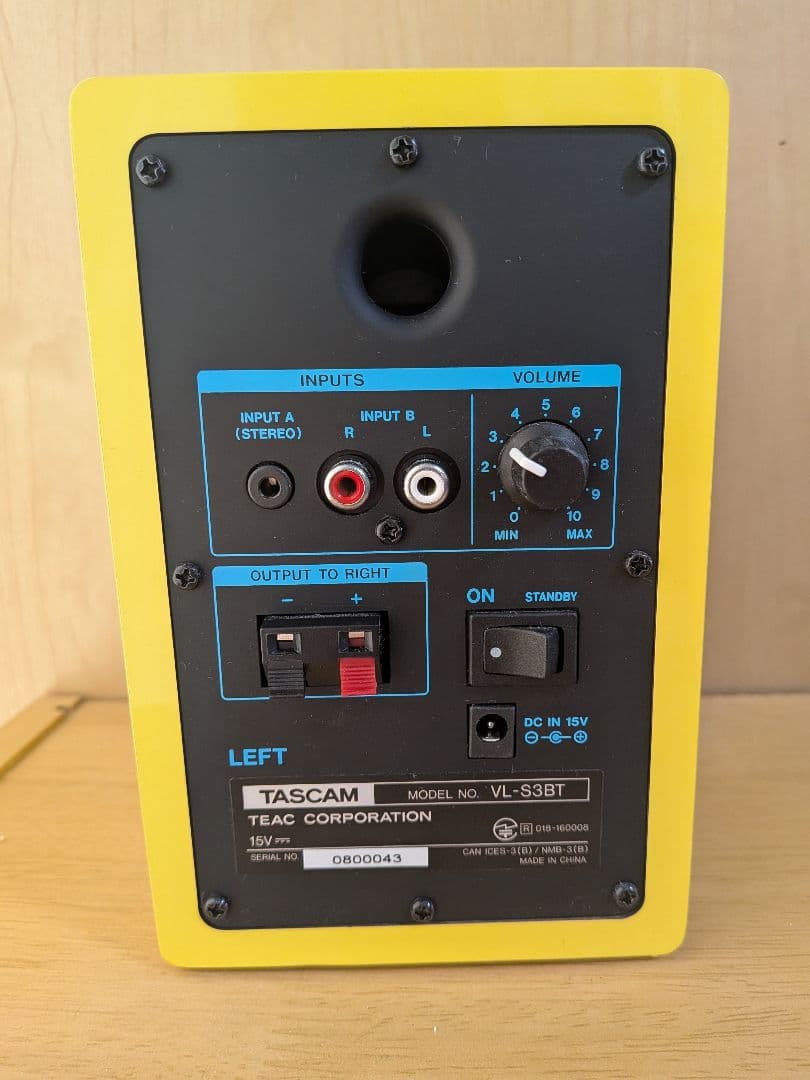 TASCAM VL-S3BT RIN LEN モニタースピーカー