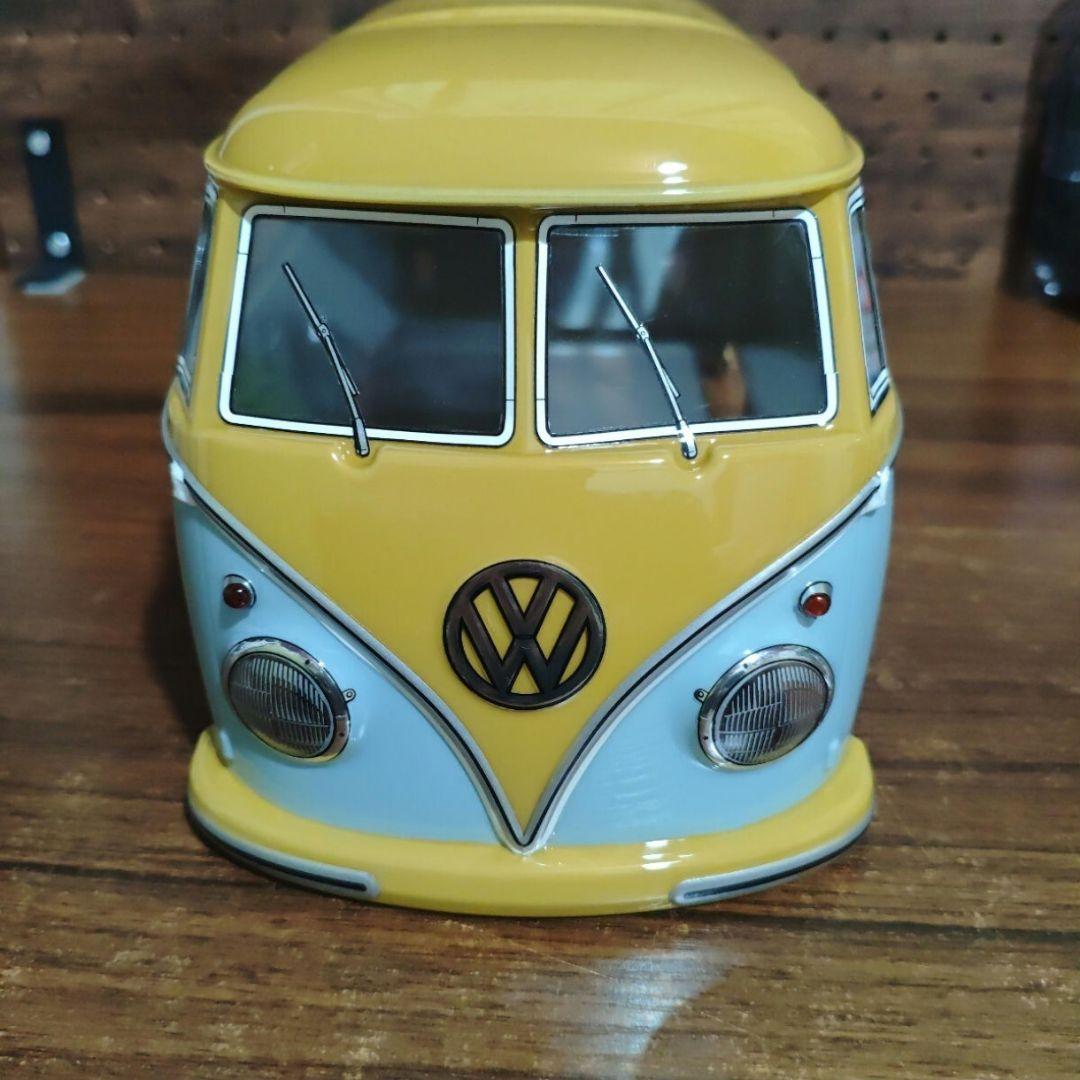 タミヤ　ワーゲンバス　ボディ　ウイリー