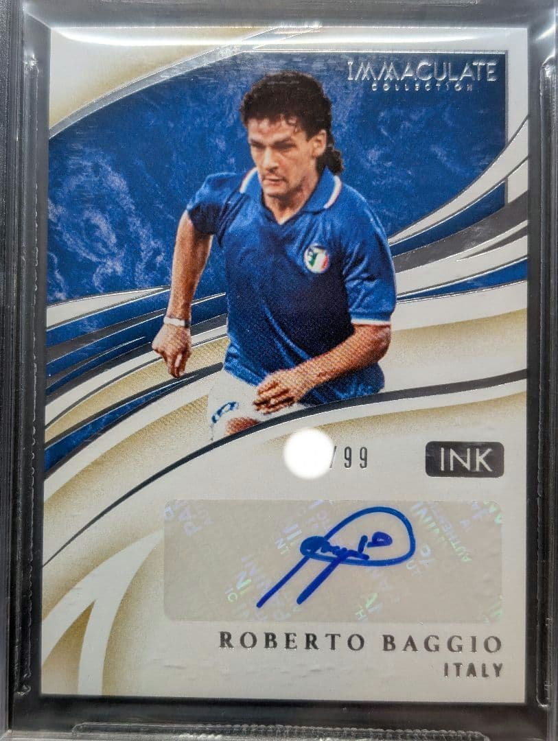 ロベルト・バッジョ 直筆サイン /99 鑑定済 Roberto Baggio - メルカリ