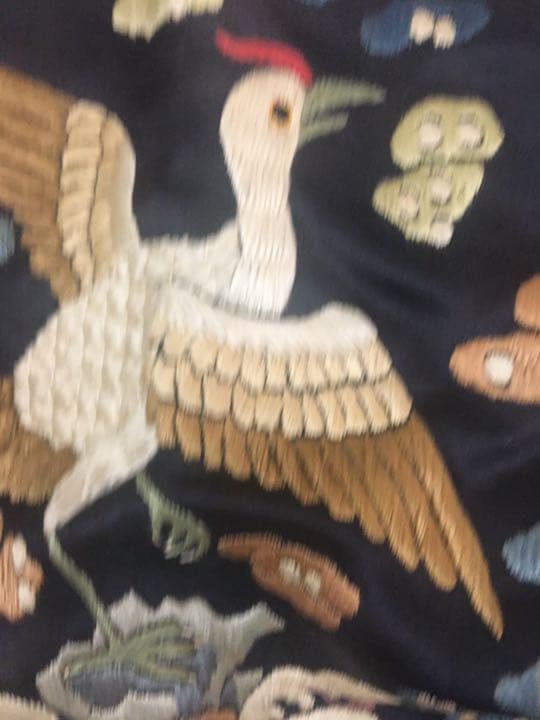 刺綉 中国美術 清時代 官服补子 - メルカリ