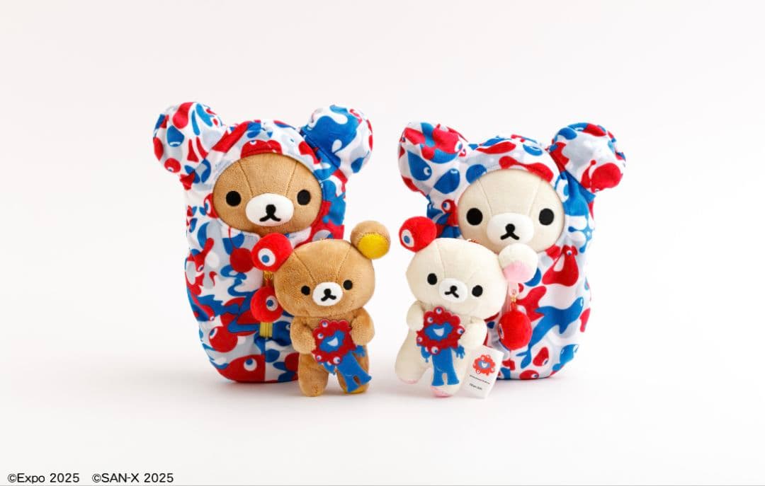 【限定４種コンプリート】リラックマ × ミャクミャク 大阪万博2025 工場 【限定4種コンプリート】リラックマ × ミャクミャク 万博2025