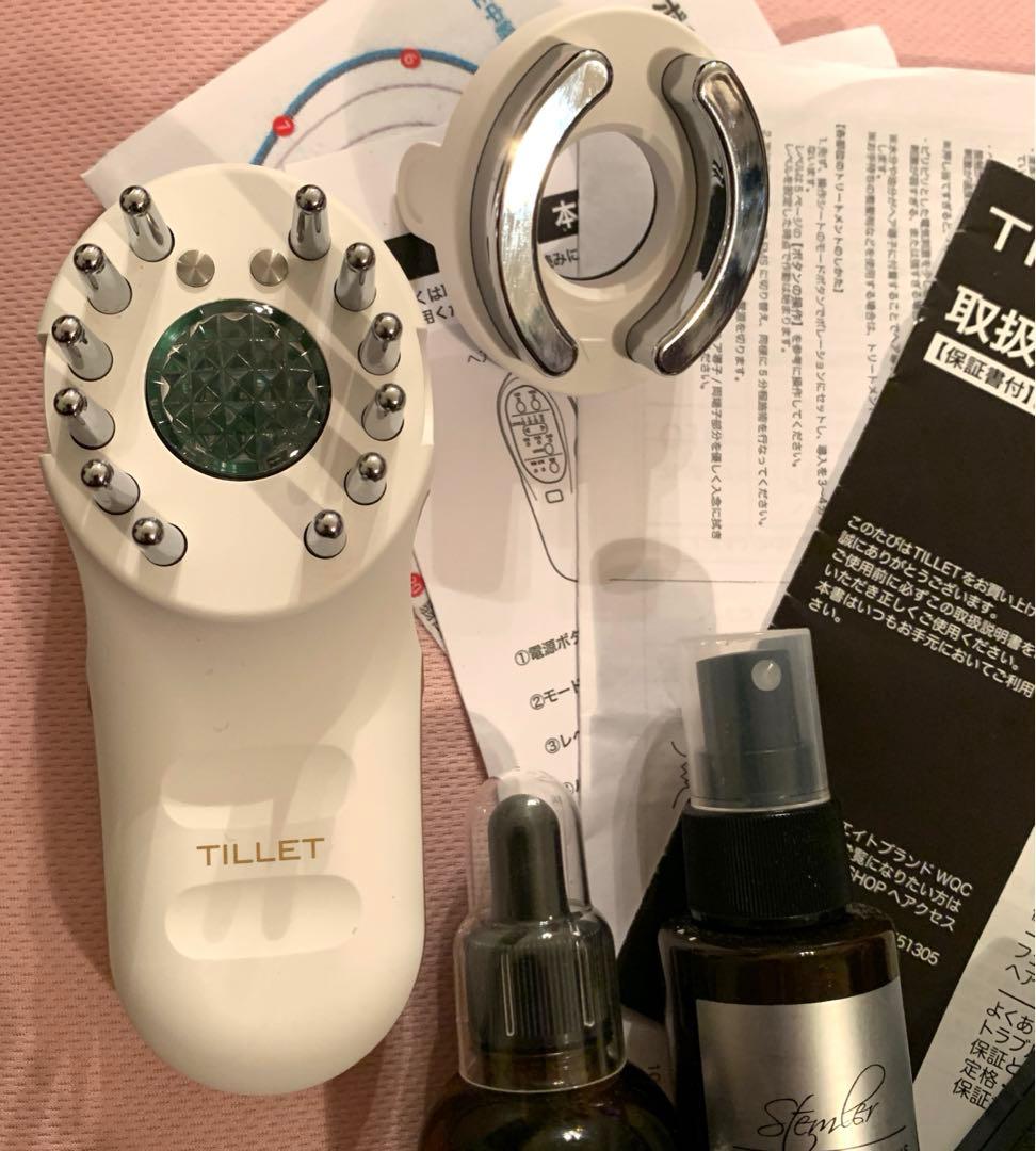 ティレット美顔器頭皮ケアリフトアップ顔電気バリスカルプヒト幹細胞