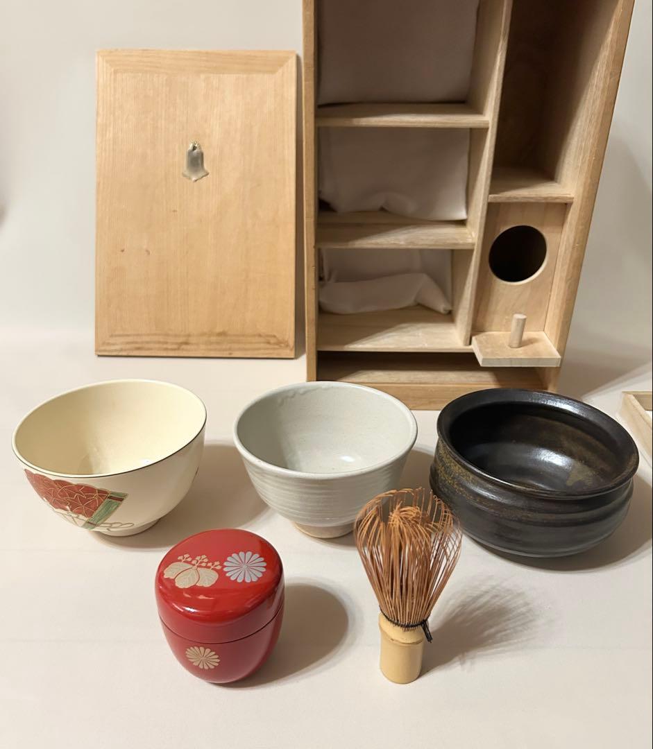 茶道具セット 短冊箱 旅箪笥