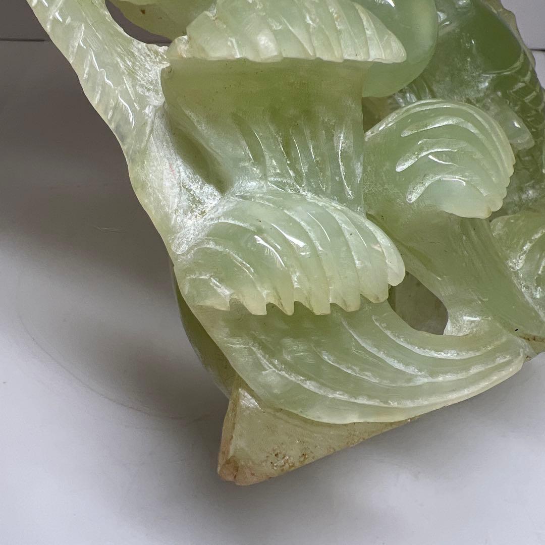 砡製　特大魚透置物　共箱　1933g/最大横幅約24㎝　東Y7-1114①