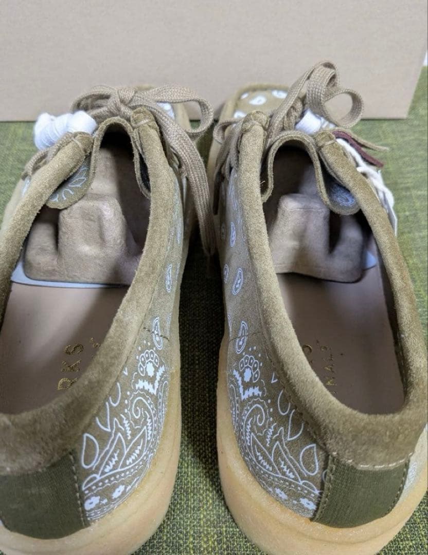 新品未使用•箱付き　CLARKS WALLABEE ワラビー ペイズリー