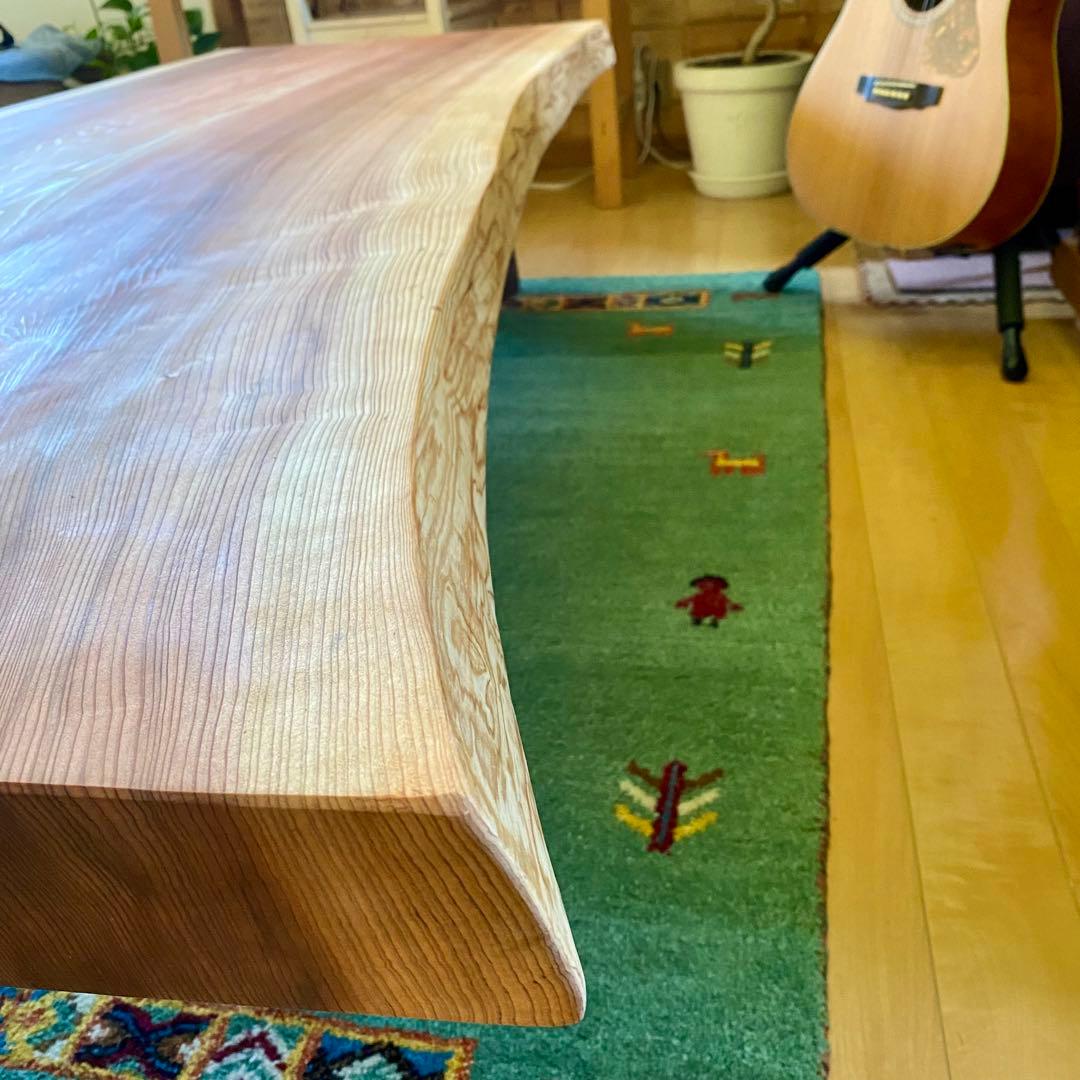 【お盆セール】天然木　杉　一枚板　テーブル　無垢　すぎ　96