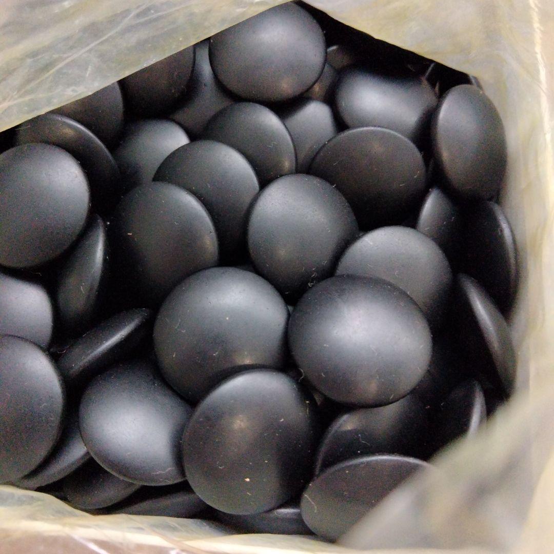 9 囲碁　碁石　日向特製　本蛤碁石　那智黒碁石　34号　練習用