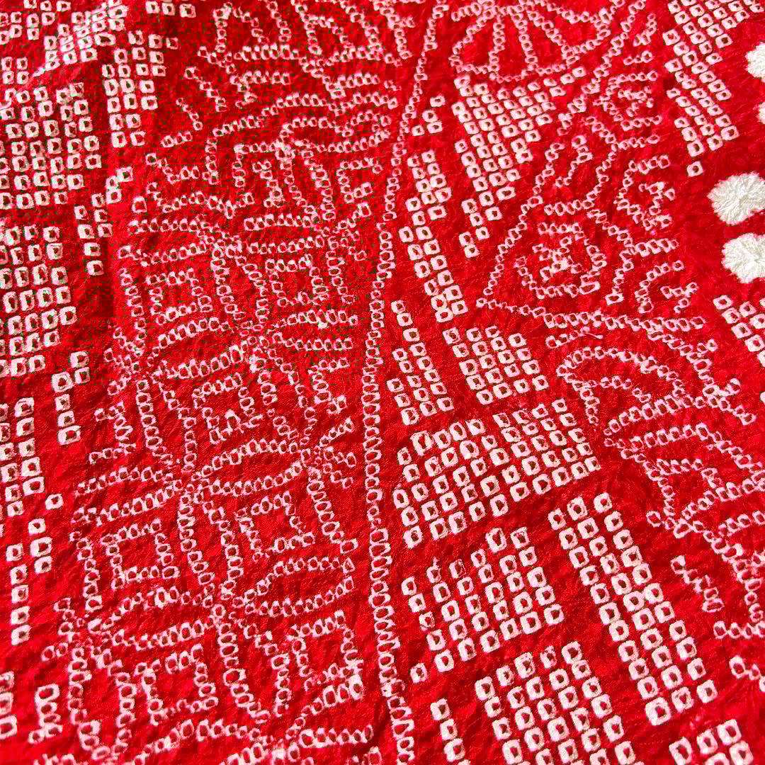 miya 七五三 総絞り 着物 長襦袢 正絹 被布 三歳 753 金駒刺繍