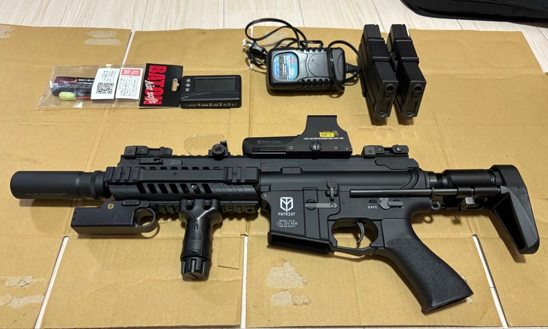 東京マルイ M4パトリオット HC 弾速 93m/s 外装,メカチューン仕様 東京マルイ M4パトリオット HC 弾速 93m/s 外装,メカチューン仕様 東京