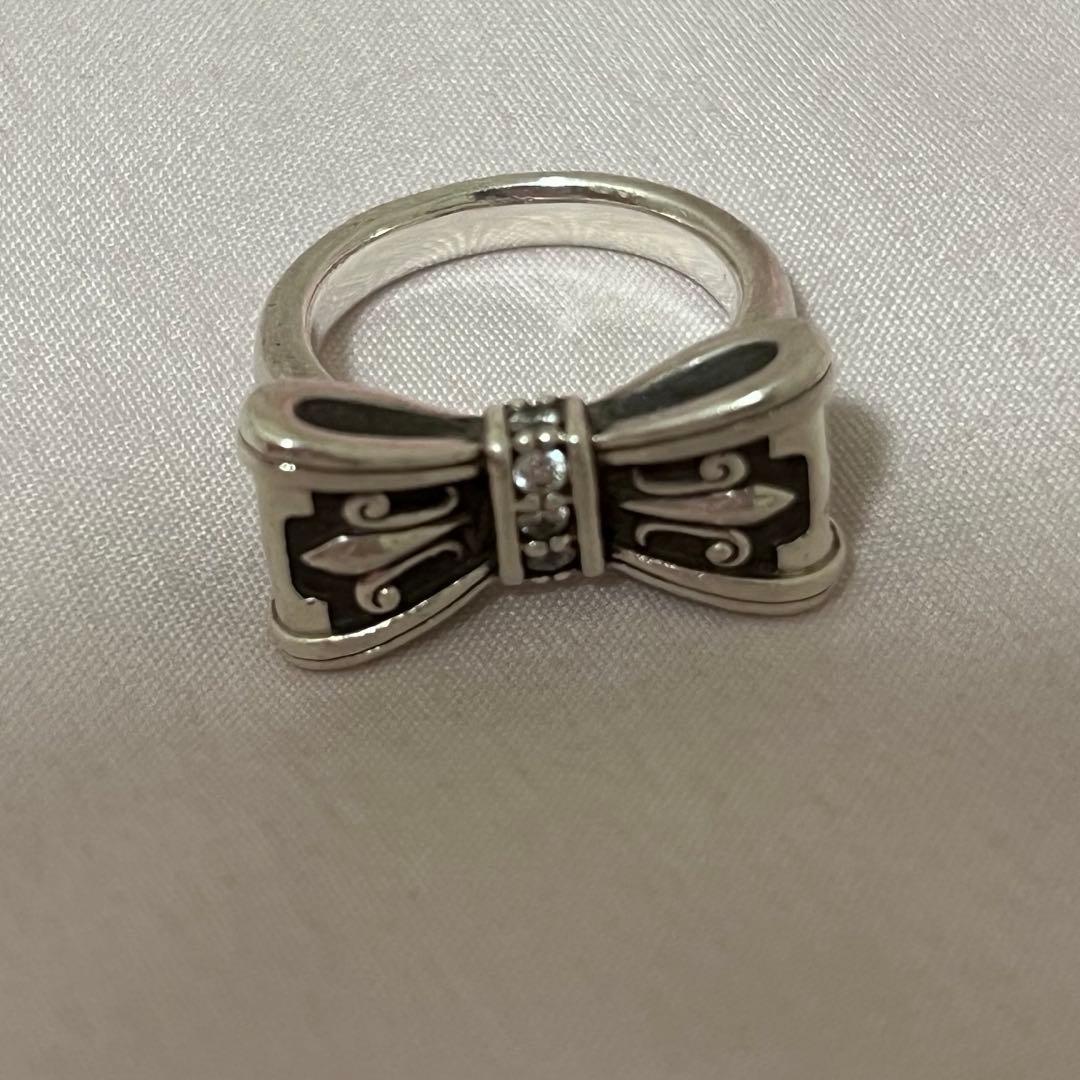 Justin Davis プロミスリング リボン クリア