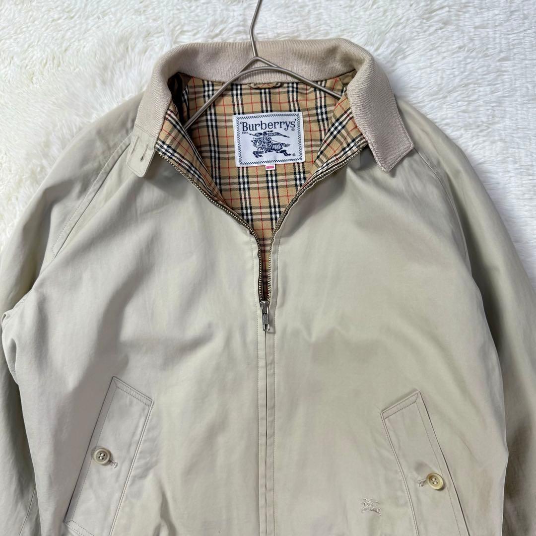 90S】バーバリー ハリントンジャケット スイングトップ G9 ノヴァチェック