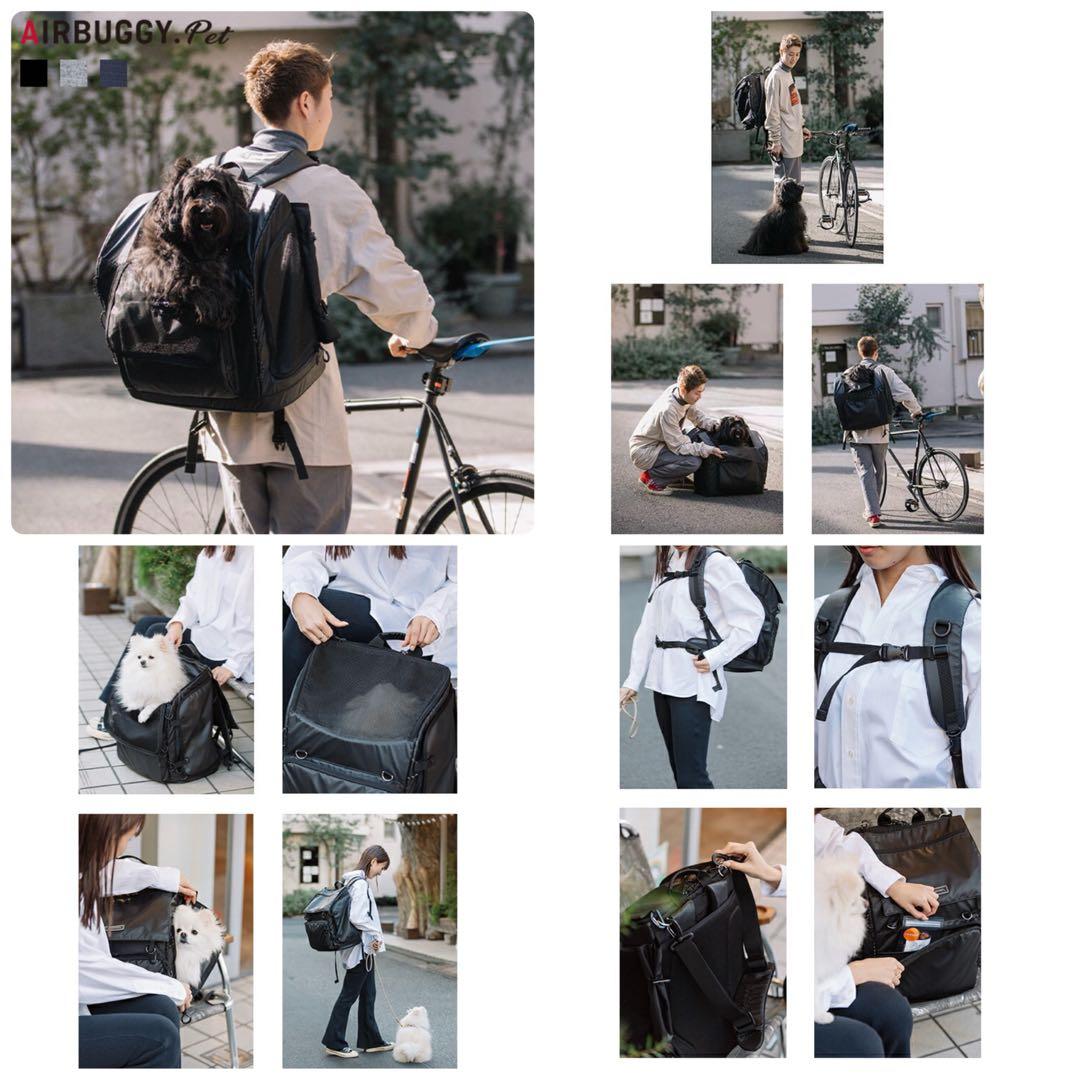 AIRBUGGY キャリーバッグ ☆クッションと取扱説明書付き3WAY WIDE