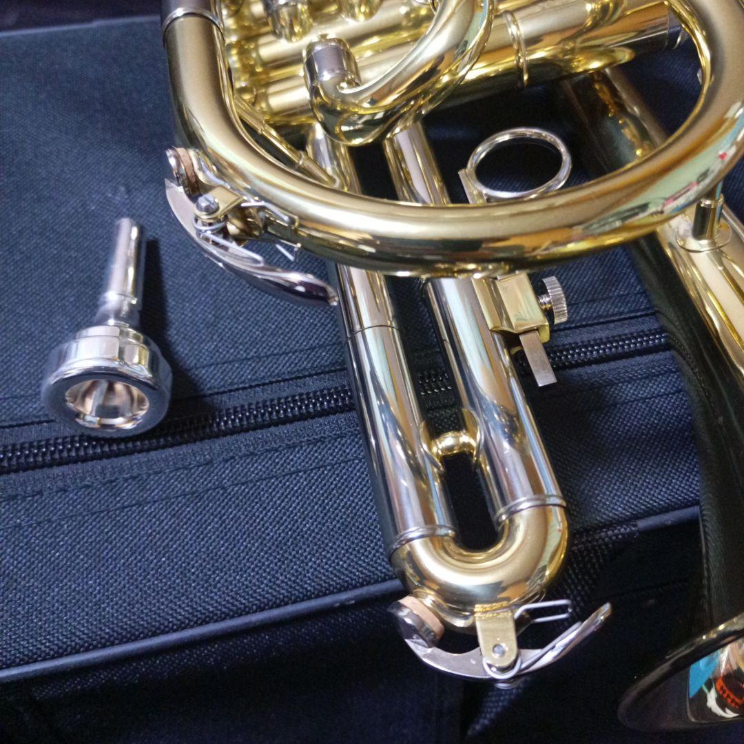 コルネット 本体 マウスピース ケース付き メーカー無し ブランド不明