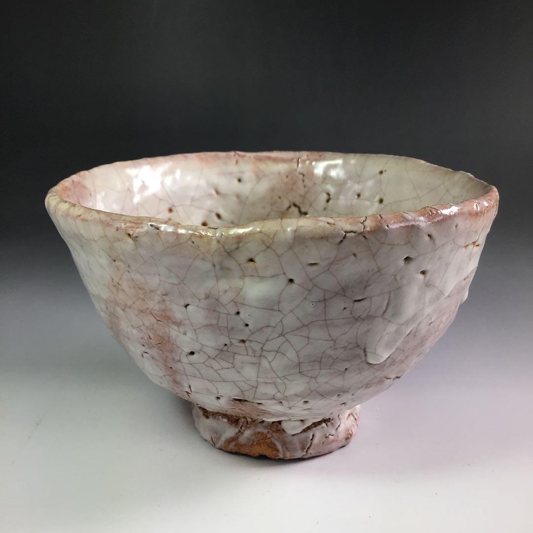 萩焼 宇田川聖谷 茶碗