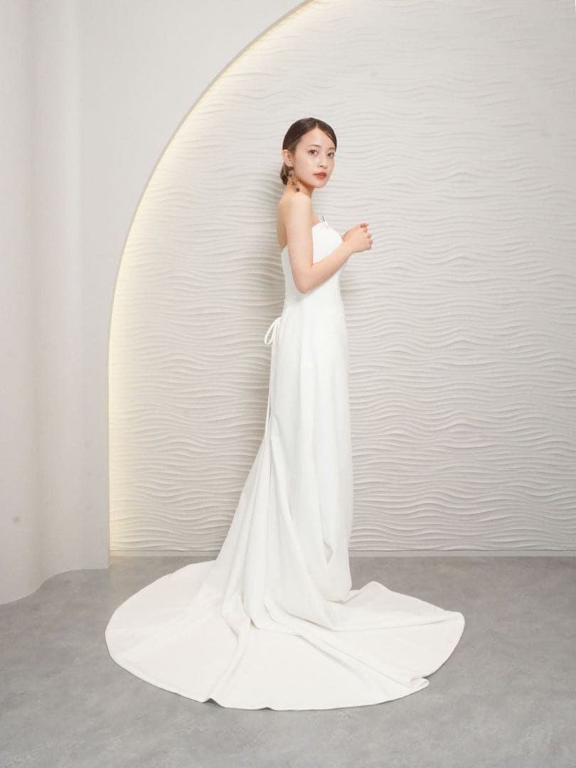 2wayティアードフレアスリーブ スレンダードレス 11号