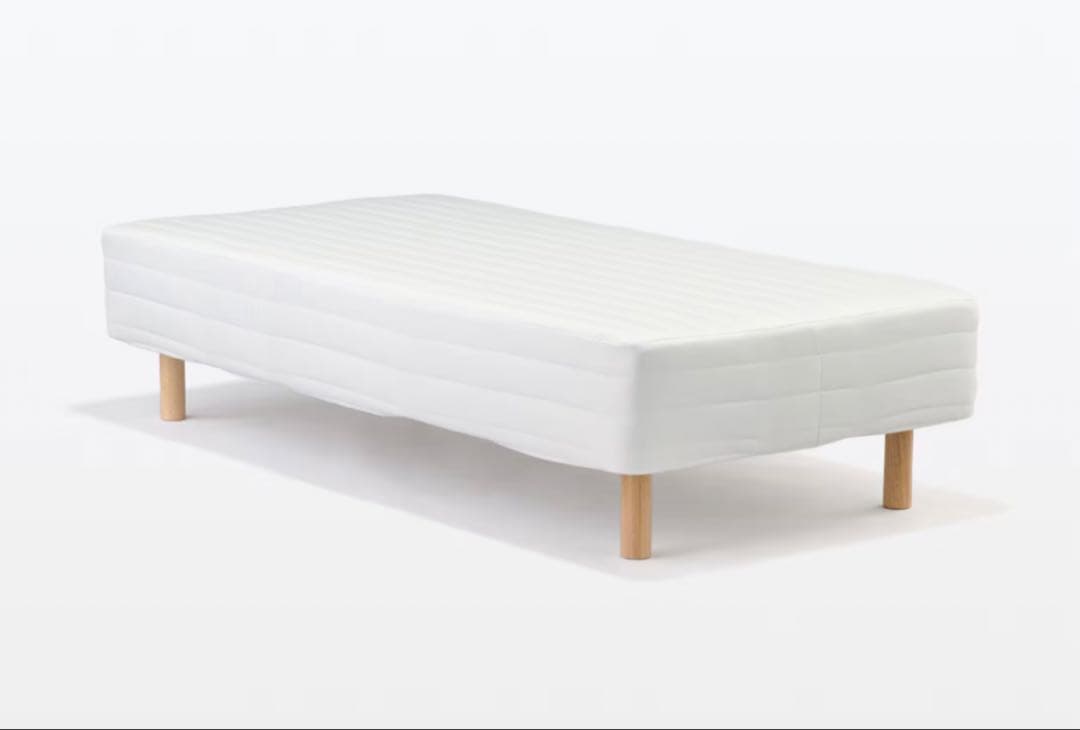 値下げ　無印良品 脚付マットレス 高密度ポケットコイル シングル① 即購入OK