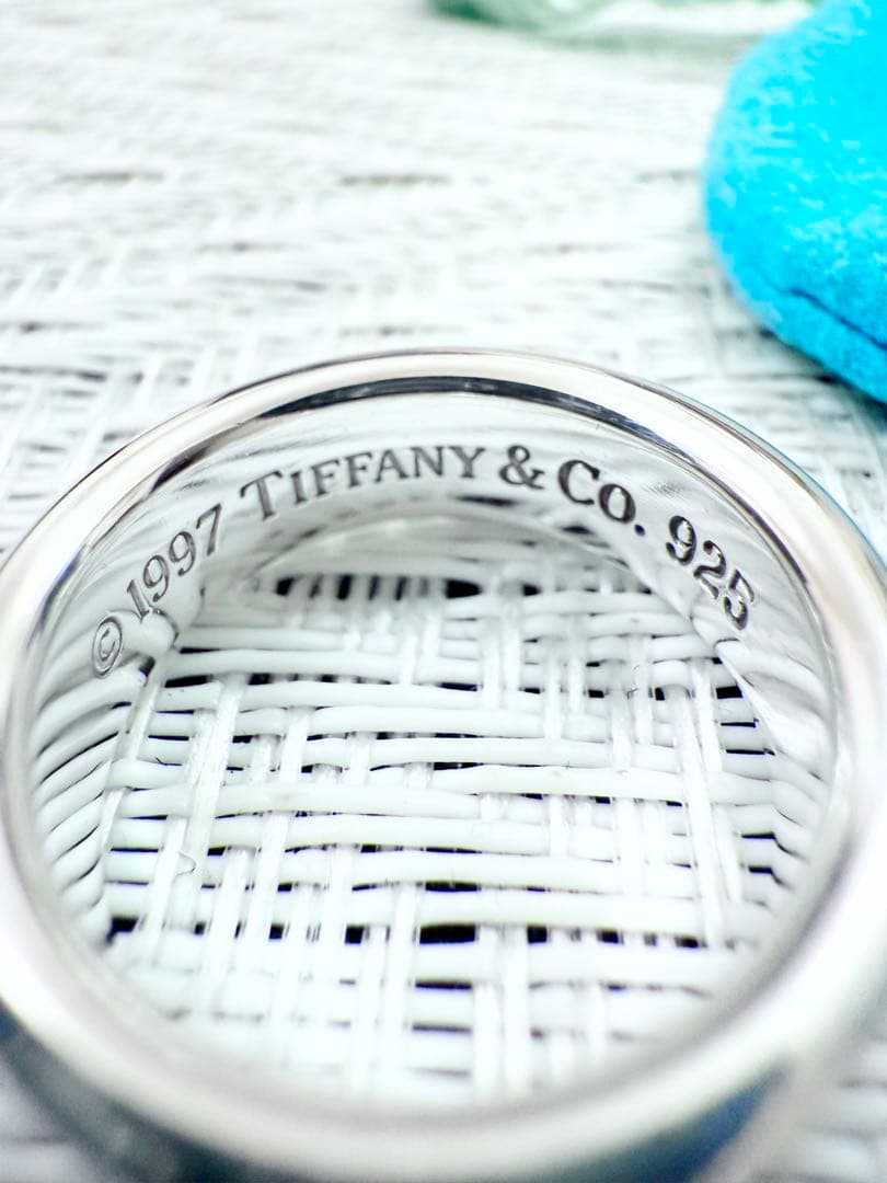 ティファニー　ナローリング　指輪　16.5号　研磨済み　1837 TIFFANY