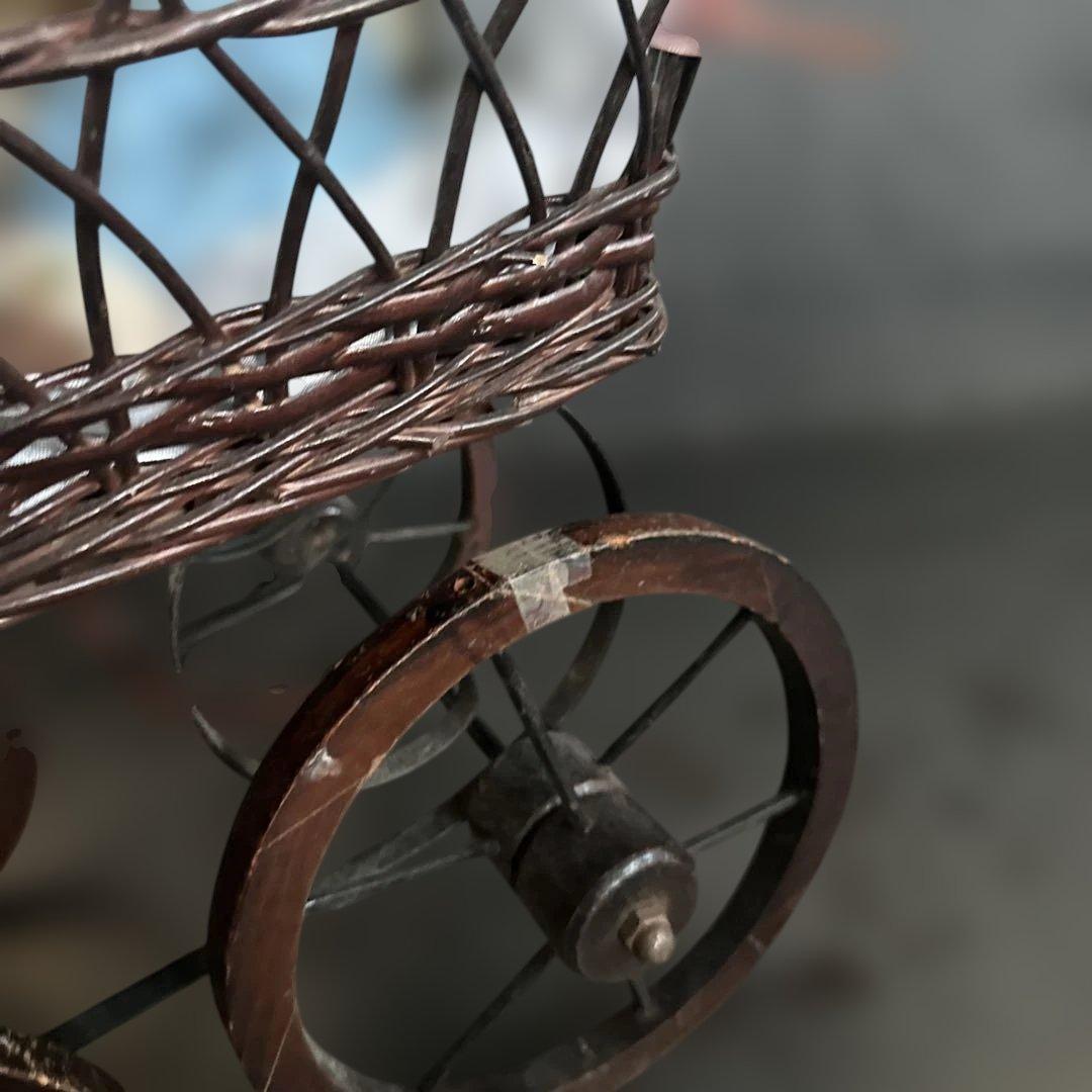 めちゃくちゃ可愛い！人形用 クラシック ベビーカー ブラウン