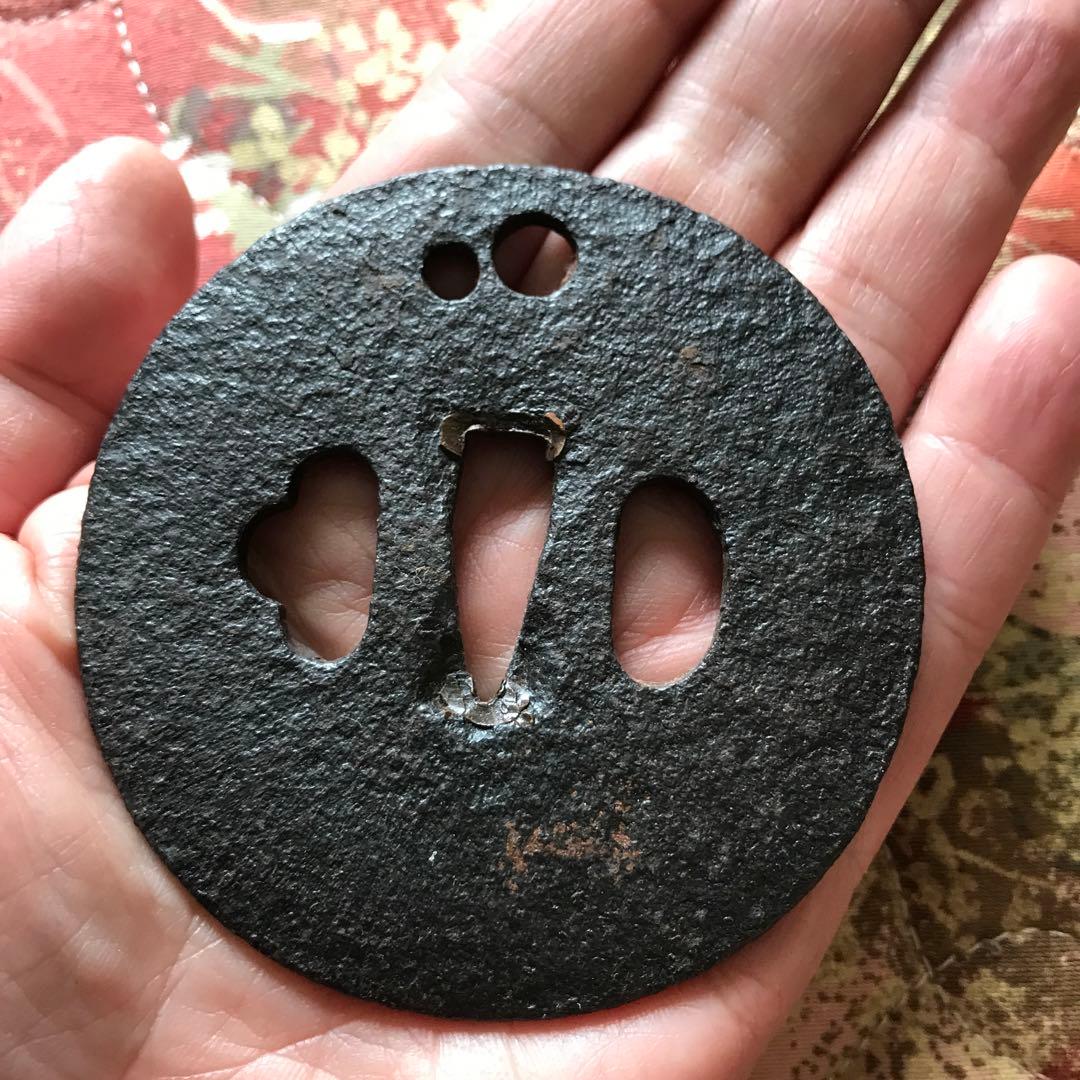 【江戸武具】刀鍔（鍔）アンティーク 値引き交渉OK