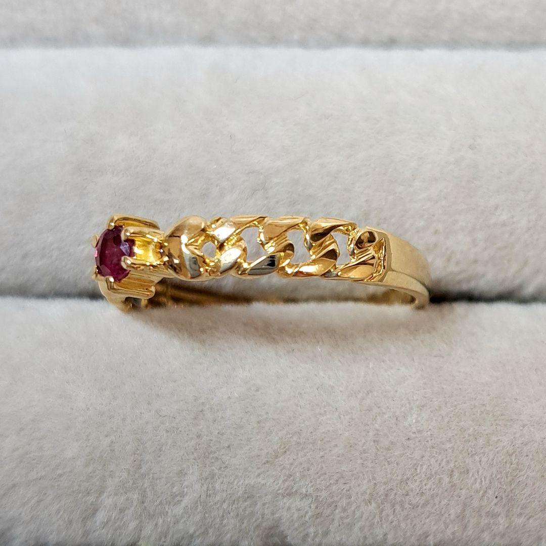 K18 ルビー リング 11号 18金