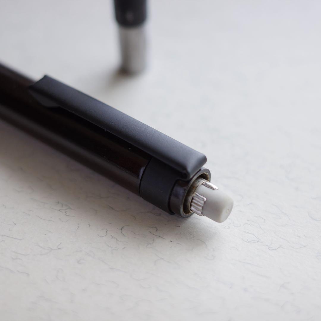 チタン/シルバー/黒檀 FF-matic搭載 0.5mm 特注 シャープペンシル