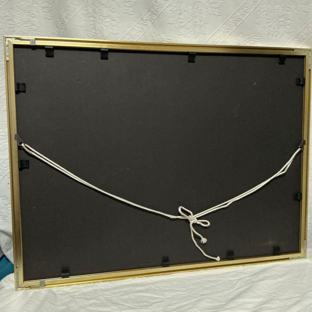 本間武男 シルクスクリーン大版版画 「霧笛II」 P10号 22／250