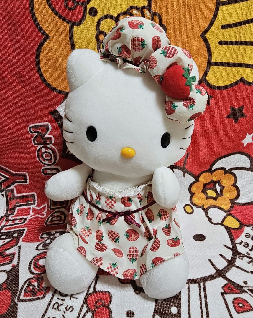 ハローキティ 苺 イチゴ ぬいぐるみ 3点 eikoh