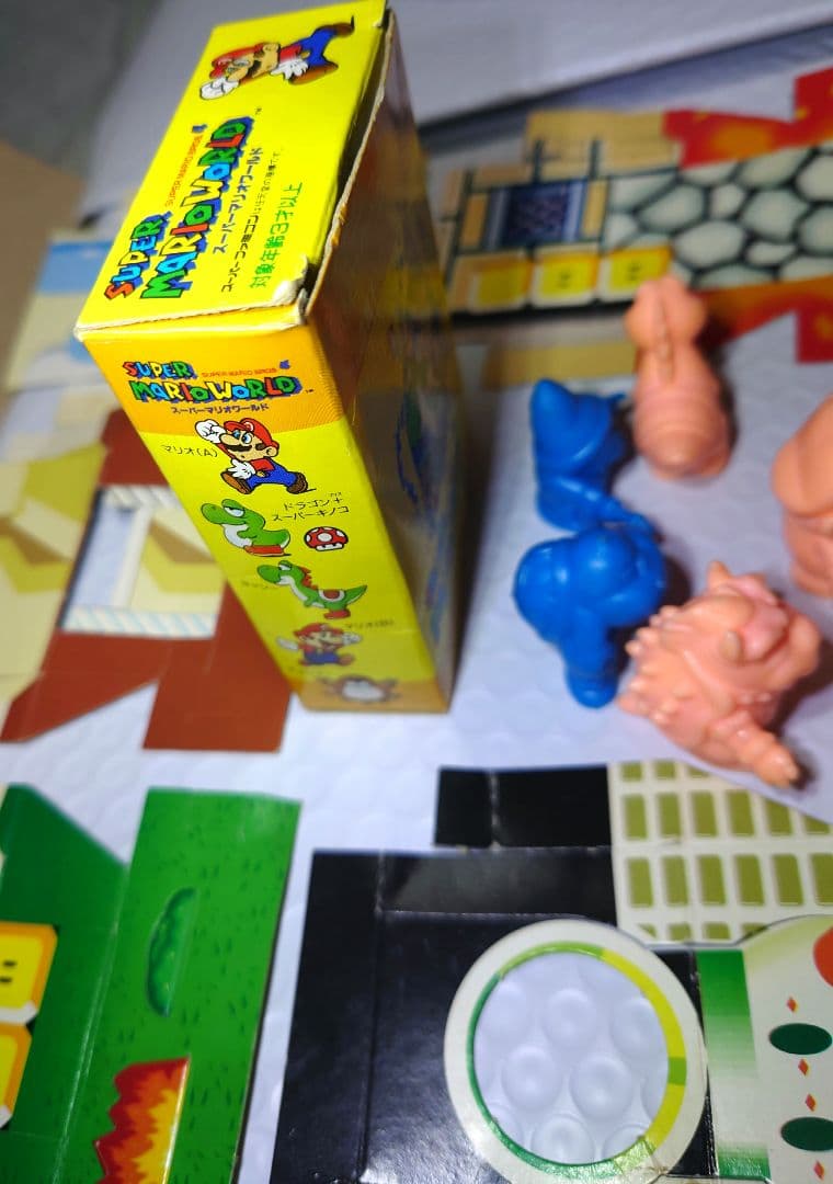 【希少】1991年 スーパーマリオワールド ジオラマカードセット