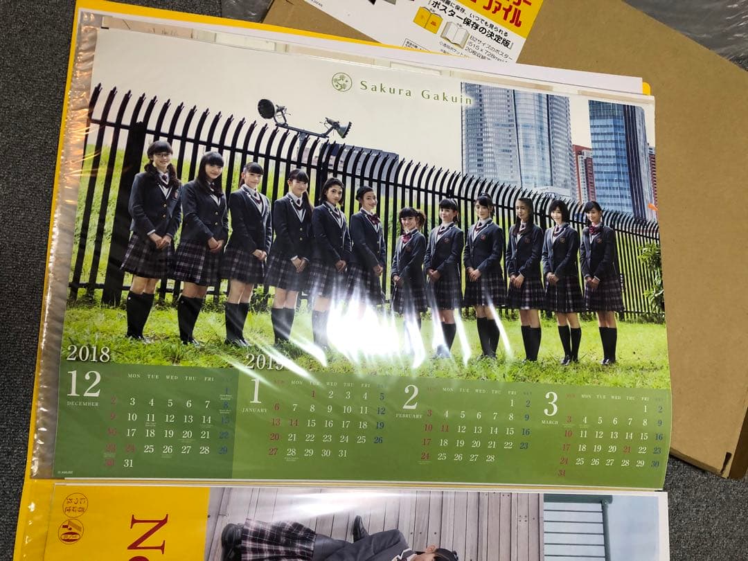 さくら学院 ポスター B2 17枚 黄色TOWER RECORDSファイル入り